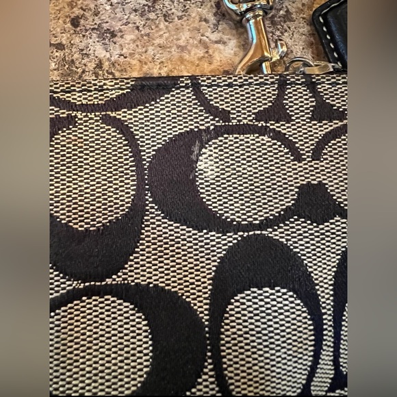 Coach black and gray wristlet - Picture 5 of 5